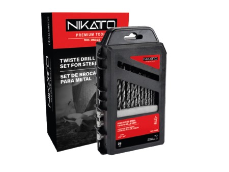 Cobalt Steel Twist Drills Set 29pcs